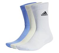 Adidas, Set Di 3 Paia Di Calze Alte, Chaussettes, Fusion Bleue/Lin Vert/Halo Bleu, Xl, Unisexe-Adulte