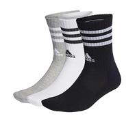 adidas 3S Cush Crew 3er Pack chaussettes gris blanc XL (46-48)