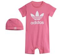Adidas Set Jumpsuit And Beanie Bébé - Combinaisons, Rose - Taille 75 - 80 CM - Jersey de coton Pink 75 - 80 CM