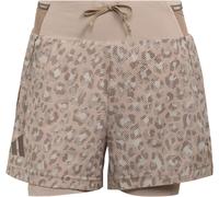 Adidas - Short 2 en 1 séchage rapide - W XPL 2in1 Short AOP Beige Wonder Taupe Trace Brown pour Femme - Taille 38 FR Beige 38 FR
