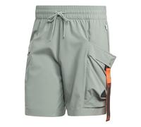 Adidas Short Cargo City Escape Short cargo pour homme, Argenté, vert (Silver Green), XL