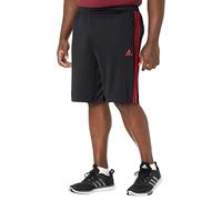 Adidas Short conçu pour Homme Primeblue à 3 Bandes, Noir/Rouge écarlate, Taille 4XL Hauteur