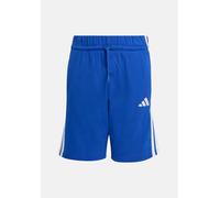 Adidas Short Junior Unisexe Essentials 3 Rayures - Couleur : Royal/Blanc