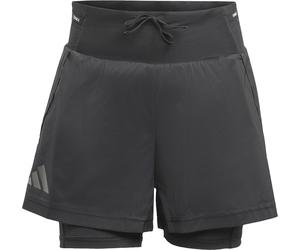 Adidas - Short léger séchage rapide - Xploric 2In1 Short W Black pour Femme - Taille S - Noir Noir S