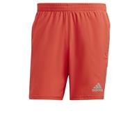 adidas Short Own The Run pour Homme (1/2), Rouge Vif/argenté réfléchissant, XS