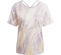 Adidas Short Sleeve Performance Running Top Beige 10 (S) Female