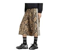 Adidas - Shorts Bermuda imprimé serpent - Femme - Sport - Beige - Taille: W26