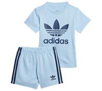 Adidas Shorts Tee Set Bébé - Survêtements, Bleu - Taille 81 - 86 CM - Jersey de coton Blue 81 - 86 CM