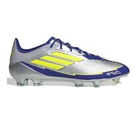 adidas Silvmt/Syello/Lucblu F50 Elite FG Messi Silver Met.Solar Yellow/Lucid Blue, pointure 40,5 EU, multicolore, 42/43 EU Large