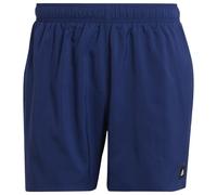 adidas Homme Solid CLX Short-Length Swim Shorts, Dark Blue/Black, S
