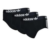 adidas - Slips Homme - Coton Respirant - 3 Pièces (Noir, L)