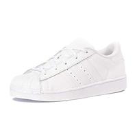 Basket adidas Originals Superstar Foundation Cadet - BA8380 - Blanc - Enfant - Cuir - Lacets - Plat - Mixte 28