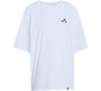 adidas Soft Side Oversized Graphic Women Tee-shirt M Blanc