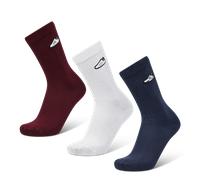 Adidas Solid Crew 3 Pack Unisexe - Chaussettes, Noir - Taille 37-39 Black 37-39