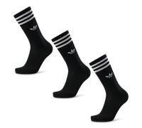 Adidas Solid Crew 3 Pack Unisexe - Chaussettes, Noir - Taille 40-42 Black 40-42