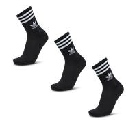 Adidas Solid Crew 3 Pack Unisexe - Chaussettes, Noir - Taille 40-42 Black 40-42