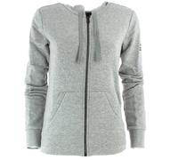 Adidas Solid FZ Sweatshirt Femme Fermeture éclair Gris XXS