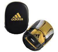 adidas Speed Micro Air Focus Mitts - pour la boxe, le kickboxing, le coaching, l'entraînement - Pour homme, femme, unisexe - Noir/rouge/rouge/rouge/rouge/blanc - Taille standard (STD, noir/or/argent)