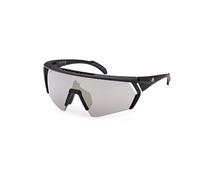 Adidas Sport Homme SP0063 CMPT AERO 02G Lunettes de soleil Injecté Noir-opaque Marron Masque Normale Miroir