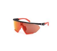 Adidas Sport Homme SP0071 CMPT AERO LI 05L Lunettes de soleil Injecté Noir Marron Géométrique Normale Miroir
