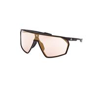 Adidas Sport Homme SP0073 02G Lunettes de soleil Plastique Noir-opaque Marron Masque Normale Miroir