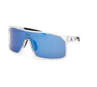 Adidas – Lunettes de running Alkator Mirror S3 – Cristal miroir bleu