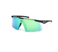 Adidas Lunettes de sport SP0107 Noir, verres miroir verts