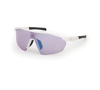 Adidas Lunettes de soleil SP0116 Anemos Light S Blanc, verre miroir lilas, photochromique, unisexe