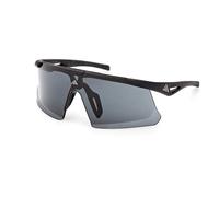 Adidas Lunettes de soleil SP0107 noires verres miroir noirs unisexe