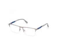 adidas Sport Men's SP5068 Prescription Eyewear Frames, Matte Light Ruthenium, 55, Ruthénium mat clair, 55