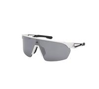 Lunettes adidas Sport SP0103 blanches avec verres miroir noirs