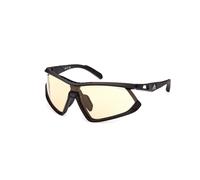 Adidas Sport Unisex SP0055 02J Lunettes de soleil Plastique Noir-opaque Transparent Masque Photochromatique