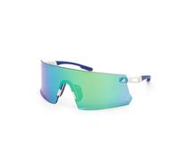 Adidas Sport Unisex SP0090 ADIDAS DUNAMIS 21Q Lunettes de soleil Injecté Blanc Vert Masque Normale