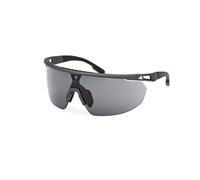 Adidas Sport Unisex SP0095 02A Lunettes de soleil Injecté Noir Fumée Masque Normale