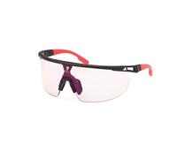 Adidas Sport Unisex SP0095 02L Lunettes de soleil Injecté Noir Marron Masque Photochromatique