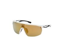 Adidas Sport Unisex SP0099 21G Lunettes de soleil Injecté Blanc Marron Masque Normale