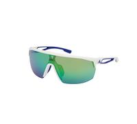 Adidas Sport Unisex SP0099 21Q Lunettes de soleil Injecté Blanc Vert Masque Normale