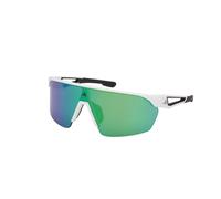 Adidas Sport Unisex SP0103 ADIDAS ANEMOS 21Q Lunettes de soleil Injecté Blanc Vert Masque Normale
