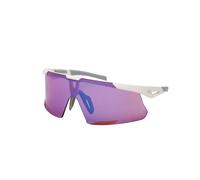 Lunettes adidas Sport SP0106 blanches avec verres miroir lilas