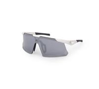 Lunettes adidas Sport SP0107 blanches avec verres miroir gris