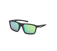 Lunettes adidas Sport SP0111 noires avec verres miroir verts