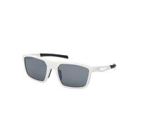 Adidas Sport Unisex SP0111 21D Lunettes de soleil Injecté Blanc Fumée Carré Polarisé