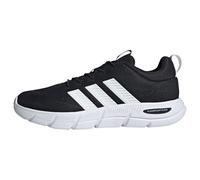 Adidas Baskets Homme Cloudfoam Flex, lacets élastiques, Noir/Blanc/Carbone Taille 42 2/3