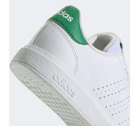 Adidas Chaussures basses Advantage Base 2.0 Junior Blanc/Vert 35,5