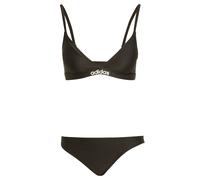 adidas Damen Padded 2-Way Straps Triangle Bikini Set, Black/White, 34