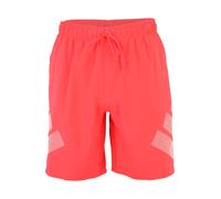 ADIDAS SPORTSWEAR Boardshorts 'Big Bars' rouge clair / blanc, Taille M