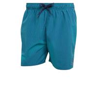 Short de bain rayé Seersucker 5 pouces Pure Teal / Dark Blue S