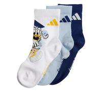 ADIDAS SPORTSWEAR Chaussettes de sport 'Disney Mickey Mouse' bleu marine / bleu pastel / jaune / blanc, Taille 31-34