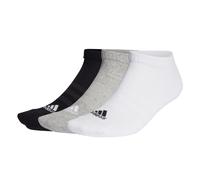 adidas Mixte enfant Cushioned Low-Cut Socks 3 Pairs, Medium Grey Heather / White / Black, 7-8 Years