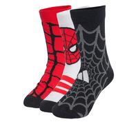 ADIDAS SPORTSWEAR Chaussettes de sport 'Marvel Spider-Man' gris / rouge / noir / blanc, Taille 22-24